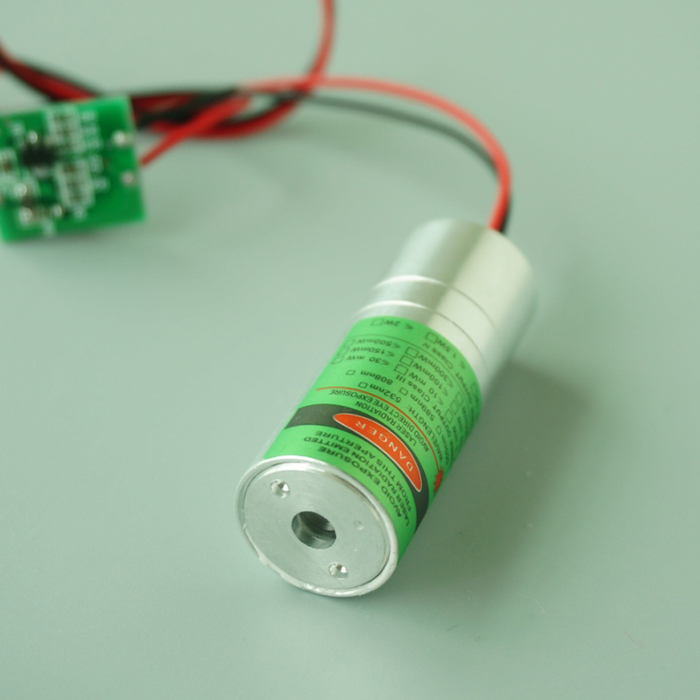 532nm 50~100mW 緑色 レーザーモジュール ステージレーザーライト 良好な熱放散設計 Φ18*46.5mm